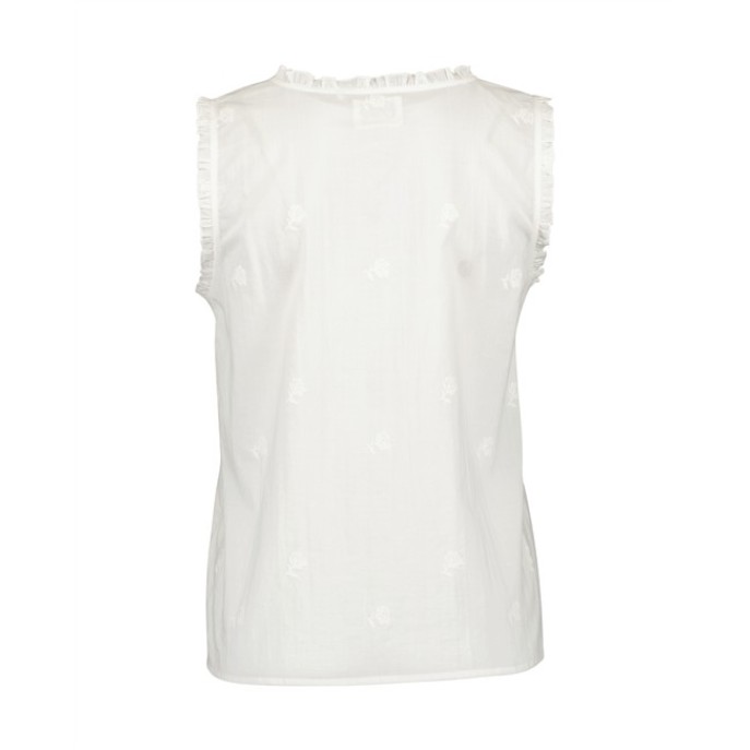 Blue Seven top roos opdruk wit 180295